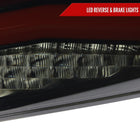 2016-2021 Honda Civic Sedan V2 LED Tail Lights w/ Sequential Turn Signal Lights (Glossy Black Housing/Smoke Lens)