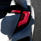 2017-2021 Honda Civic Hatchback LED Sequential Signal Tail Lights (Black Housing/Smoke Lens)