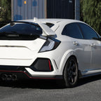 2017-2021 Honda Civic Hatchback Sequential Turn Signal LED Tail Lights (Matte Black Housing/Clear Lens)