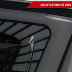 2017-2021 Honda Civic Hatchback Sequential Turn Signal LED Tail Lights (Black Housing/Smoke Lens)