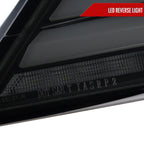 2017-2021 Honda Civic Hatchback Sequential Turn Signal LED Tail Lights (Black Housing/Smoke Lens)