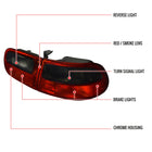 1992-1995 Honda Civic 3DR Hatchback Tail Lights (Chrome Housing/Red Smoke Lens)