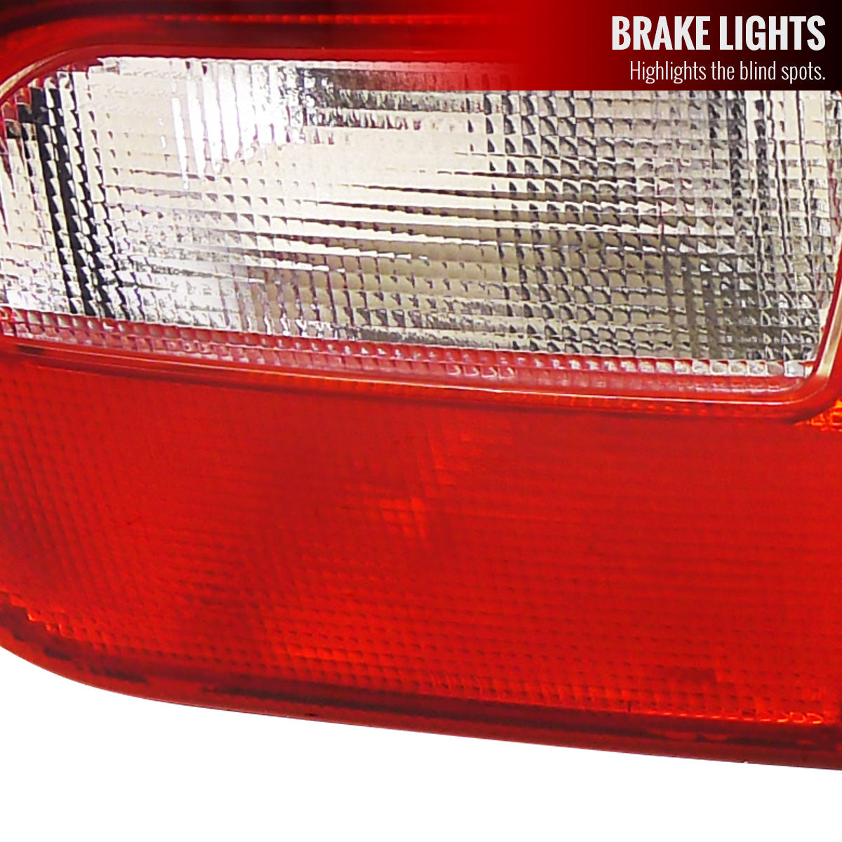 1992-1995 Honda Civic 3DR Hatchback Tail Lights (Chrome Housing/Red Clear Lens)