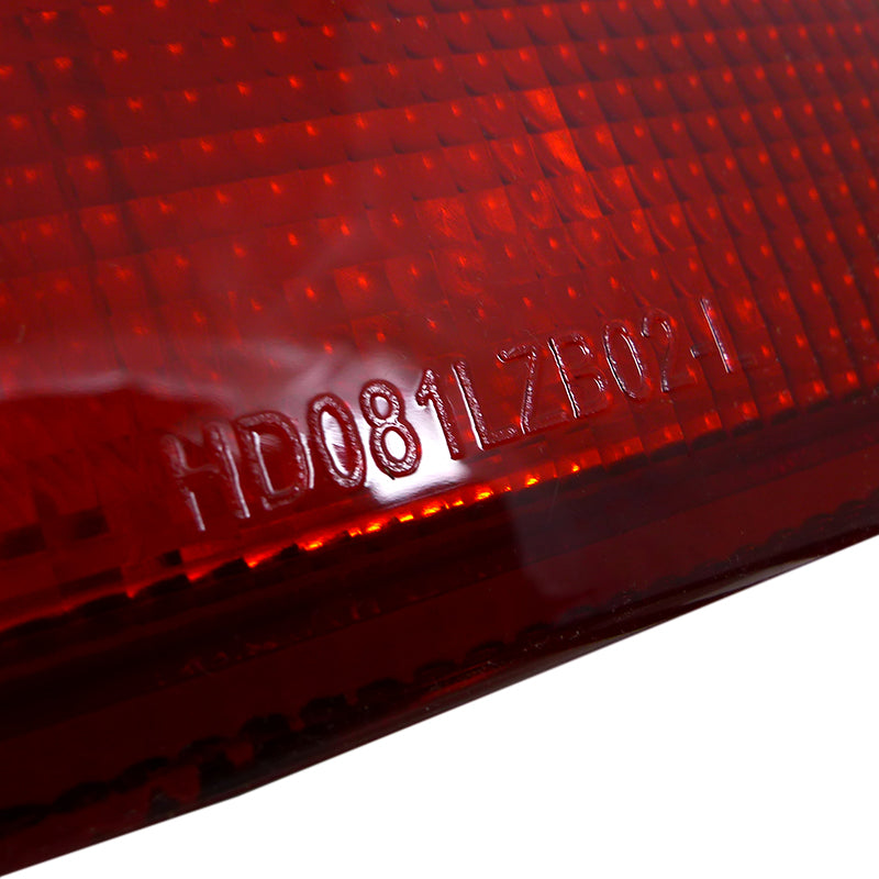 1992-1995 Honda Civic Tail Lights (Chrome Housing/Red Clear Lens)