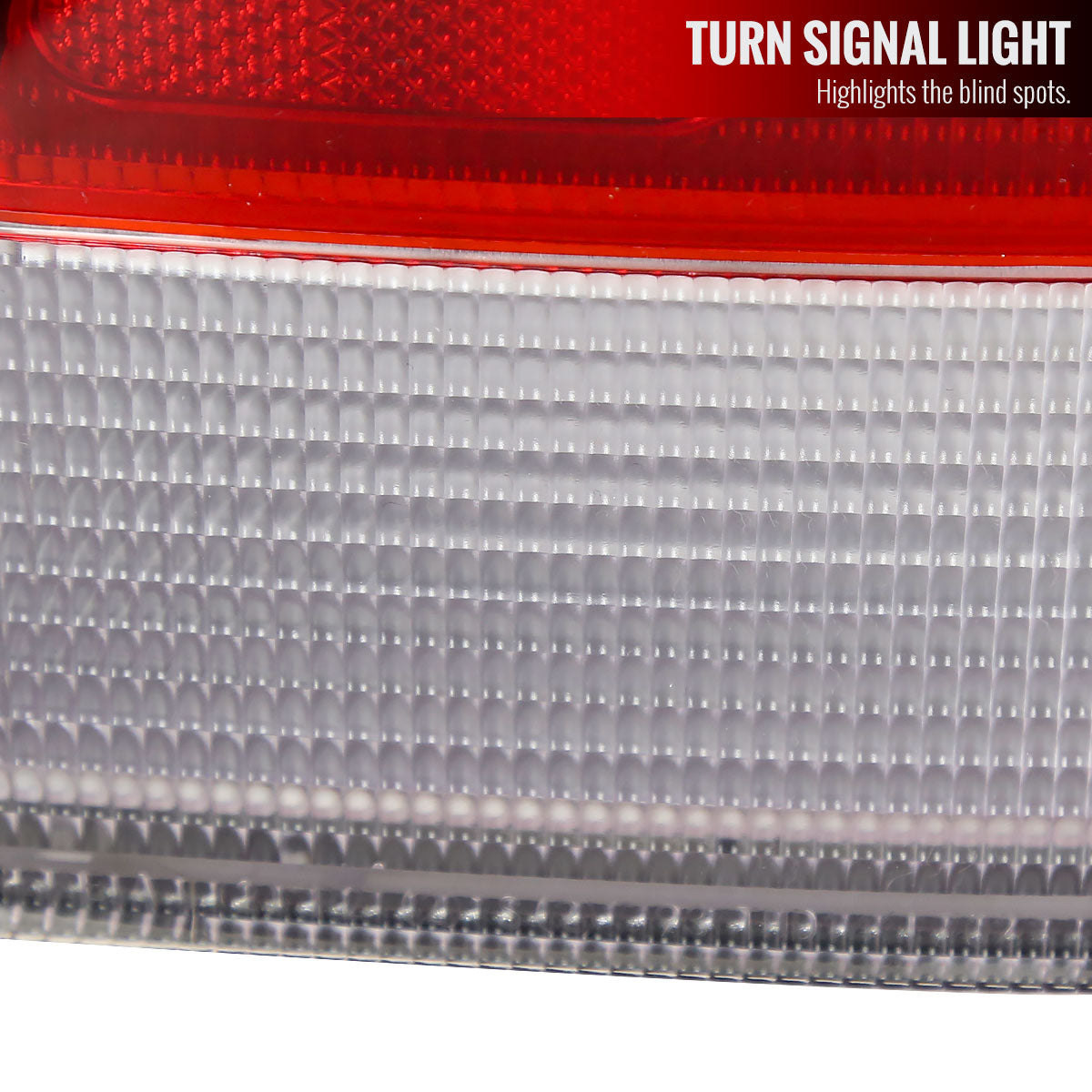1996-1998 Honda Civic Sedan Tail Lights w/ Bulbs (Chrome Housing/Red Clear Lens)