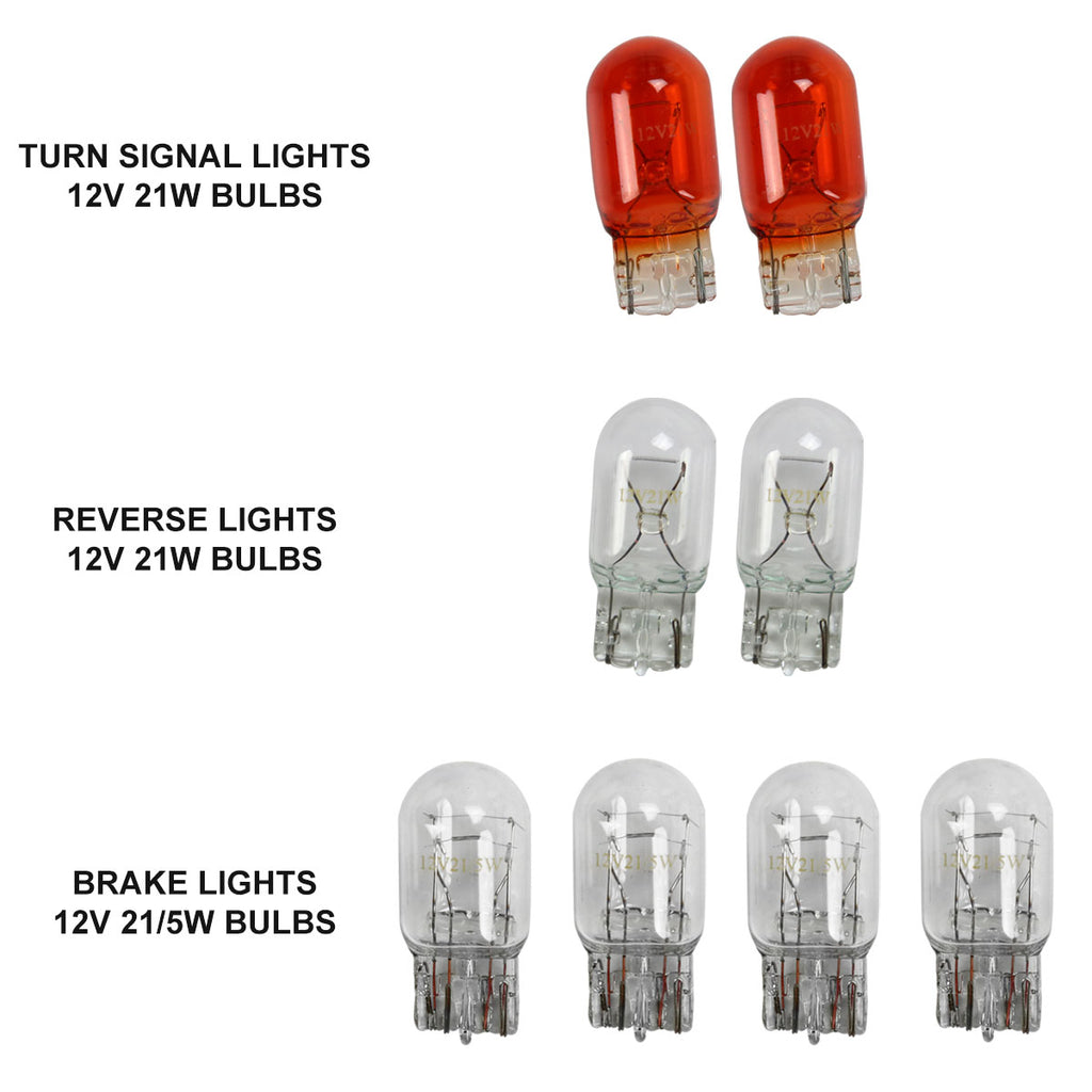 1996-1998 Honda Civic Sedan Tail Lights w/ Bulbs (Chrome Housing/Red Clear Lens)