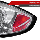 2006-2011 Mitsubishi Eclipse LED Tail Lights (Chrome Housing/Clear Lens)