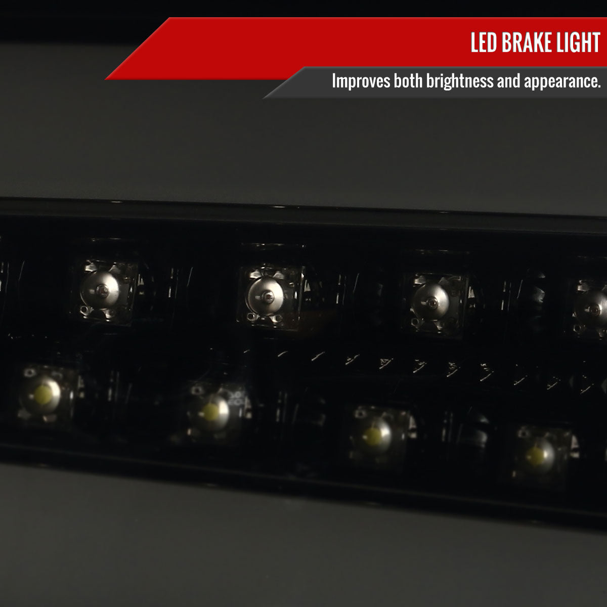 2008-2017 Mitsubishi Lancer / 2008-2015 Lancer EVO X Sedan LED Tail Lights (Glossy Black Housing/Smoke Lens)