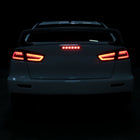 2008-2017 Mitsubishi Lancer / 2008-2015 Lancer EVO X Sedan LED Tail Lights (Jet Black Housing/Clear Lens)