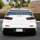 2008-2017 Mitsubishi Lancer / 2008-2015 Lancer EVO X Sedan LED Tail Lights (Jet Black Housing/Clear Lens)