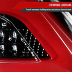 2008-2017 Mitsubishi Lancer / 2008-2015 Lancer EVO X Sedan LED Tail Lights (Jet Black Housing/Clear Lens)