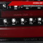 2008-2017 Mitsubishi Lancer / 2008-2015 Lancer EVO X Sedan LED Tail Lights (Jet Black Housing/Clear Lens)