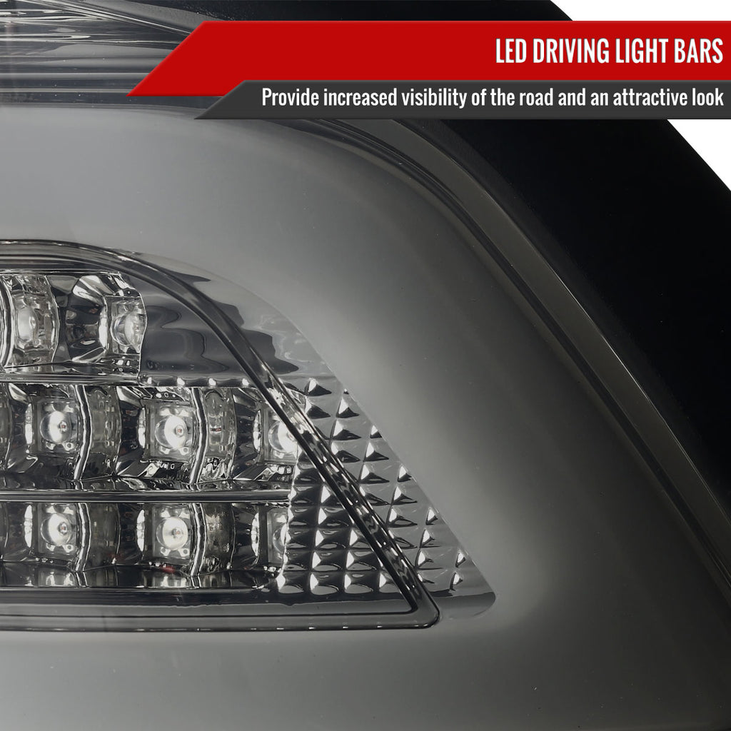 2008-2017 Mitsubishi Lancer / 2008-2015 Lancer EVO X Sedan LED Tail Lights (Chrome Housing/Smoke Lens)