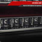 2008-2017 Mitsubishi Lancer / 2008-2015 Lancer EVO X Sedan LED Tail Lights (Chrome Housing/Smoke Lens)