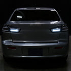 2008-2017 Mitsubishi Lancer / 2008-2015 Lancer EVO X Sedan LED Tail Lights (Matte Black Housing/Clear Lens)