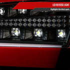 2008-2017 Mitsubishi Lancer / 2008-2015 Lancer EVO X Sedan Red Bar LED Tail Lights (Black Housing/Red Lens)
