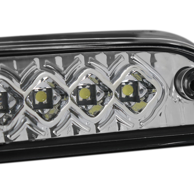 1994-2010 Mazda B Series Pickup LED 3rd Brake Tail Light (Chrome Housing/Clear Lens)