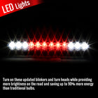 1994-2010 Mazda B Series Pickup LED 3rd Brake Tail Light (Chrome Housing/Smoke Lens)