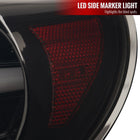 2013-2016 Scion FRS/Subaru BRZ Lambo Style Sequential LED Tail Lights (Glossy Black Housing/Smoke Lens)