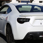 2013-2016 Scion FRS/Subaru BRZ Lambo Style Sequential LED Tail Lights (Glossy Black Housing/Smoke Lens)
