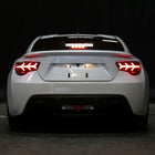 2013-2016 Scion FRS/Subaru BRZ Lambo Style Sequential LED Tail Lights (Glossy Black Housing/Clear Lens)