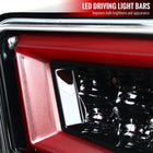 2013-2016 Scion FRS/Subaru BRZ Red Bar Sequential LED Tail Lights (Jet Black Housing/Clear Lens)