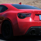 2013-2016 Scion FRS/Subaru BRZ Red Bar Sequential LED Tail Lights (Jet Black Housing/Clear Lens)