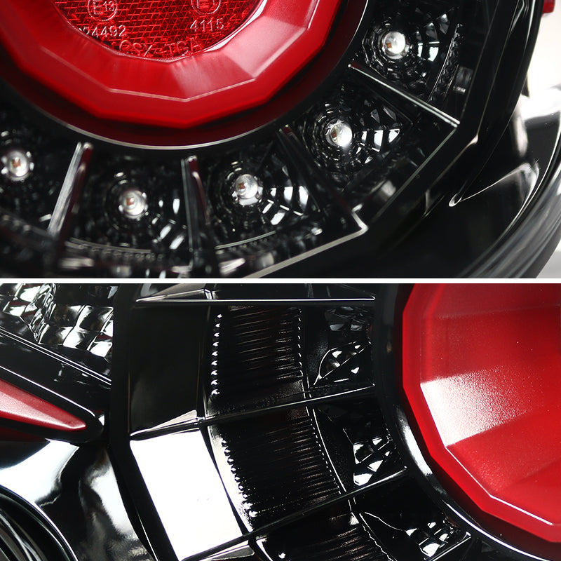 2013-2016 Scion FRS/Subaru BRZ LED Tail Lights (Jet Black Housing/Clear Lens)