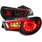 2013-2016 Scion FRS/Subaru BRZ LED Tail Lights (Jet Black Housing/Clear Lens)