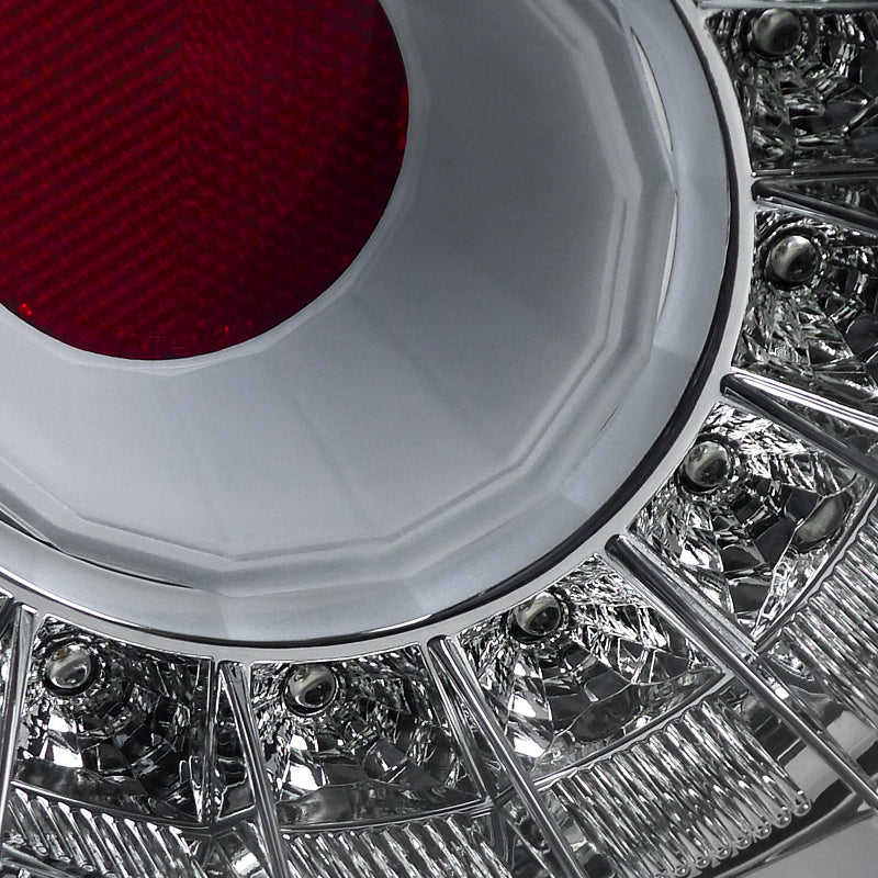2012-2016 Scion FRS/ Subaru BRZ/ Toyota 86 LED Tail Lights (Chrome Housing/Clear Lens)