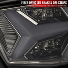 2013-2016 Scion FRS/Subaru BRZ Lambo Style Sequential LED Tail Lights (Chrome Housing/Smoke Lens)