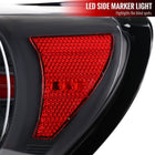 2013-2016 Scion FRS/Subaru BRZ Lambo Style Sequential LED Tail Lights (Jet Black Housing/Clear Lens)