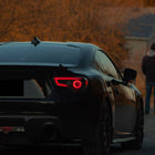 2013-2016 Scion FRS/Subaru BRZ Red Bar Sequential LED Tail Lights (Satin Black Housing/Clear Lens)