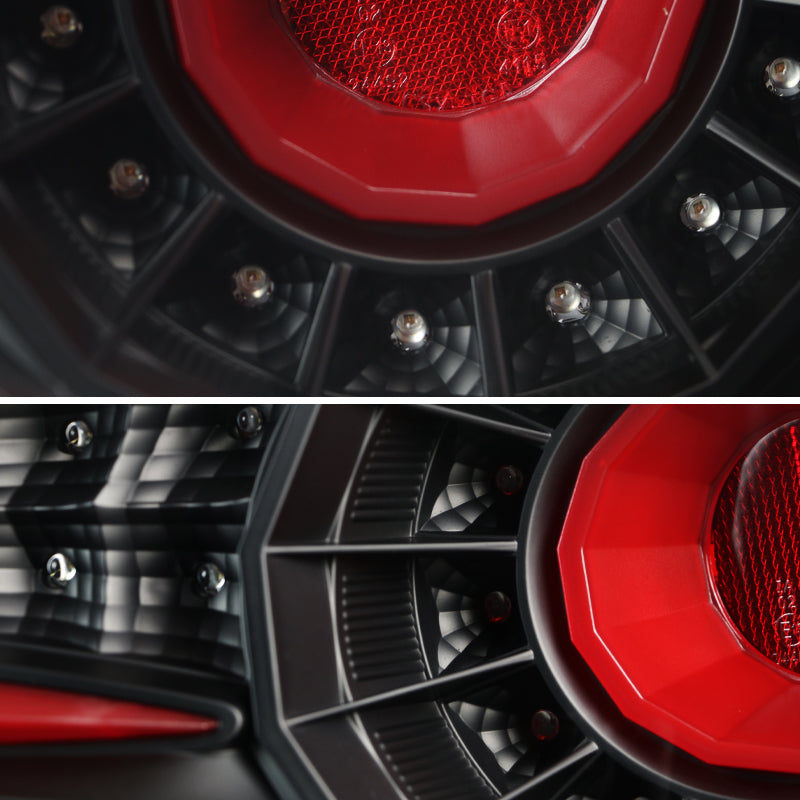 2013-2016 Scion FRS/Subaru BRZ LED Tail Lights (Satin Black Housing/Clear Lens)