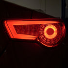 2013-2016 Scion FRS/Subaru BRZ Red Bar Sequential LED Tail Lights (Chrome Housing/Red Clear Lens)