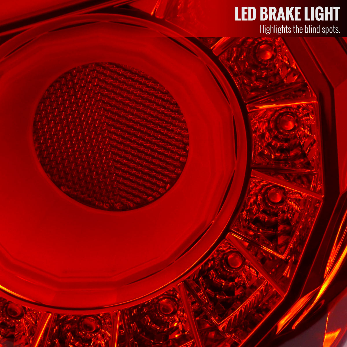 2013-2016 Scion FRS/Subaru BRZ Red Bar Sequential LED Tail Lights (Chrome Housing/Red Clear Lens)