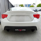 2013-2016 Scion FRS/Subaru BRZ Red Bar Sequential LED Tail Lights (Chrome Housing/Red Clear Lens)