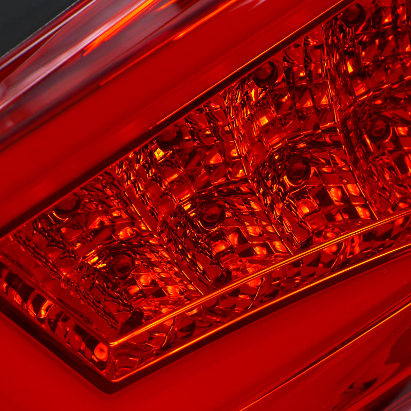 2013-2016 Scion FRS/Subaru BRZ LED Tail Lights (Chrome Housing/Red Lens)