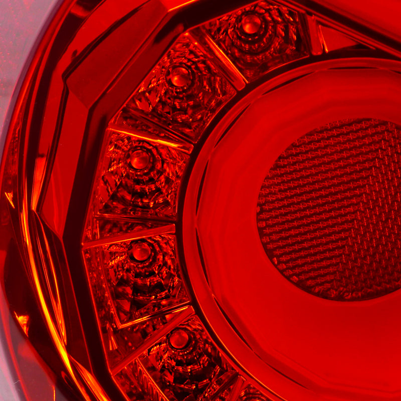 2013-2016 Scion FRS/Subaru BRZ LED Tail Lights (Chrome Housing/Red Lens)