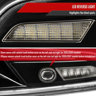 2003-2007 Infiniti G35 Coupe White LED Halo Sequential Signal Tail Lights (Glossy Black Housing/Clear Lens)