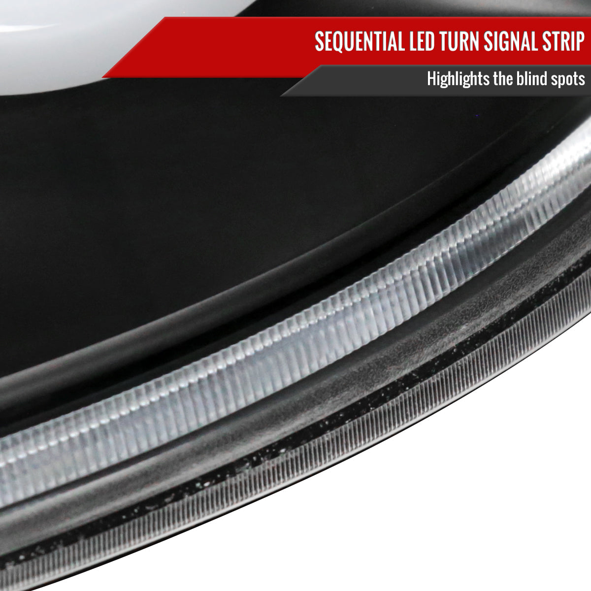 2003-2007 Infiniti G35 Coupe White LED Halo Sequential Signal Tail Lights (Matte Black Housing/Clear Lens)