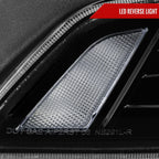 2008-2013 Infiniti G37/2014-2015 Q60 Coupe/Convertible LED Tail Lights w/ Switchback Sequential Turn Signals (Jet Black Housing / Clear Lens)