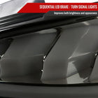 2010-2016 Hyundai Genesis Coupe White Bar Sequential LED Tail Lights (Chrome Housing/Smoke Lens)