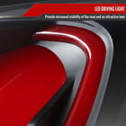 2010-2016 Hyundai Genesis Coupe Red Bar Sequential LED Tail Lights (Satin Black Housing/Clear Lens)