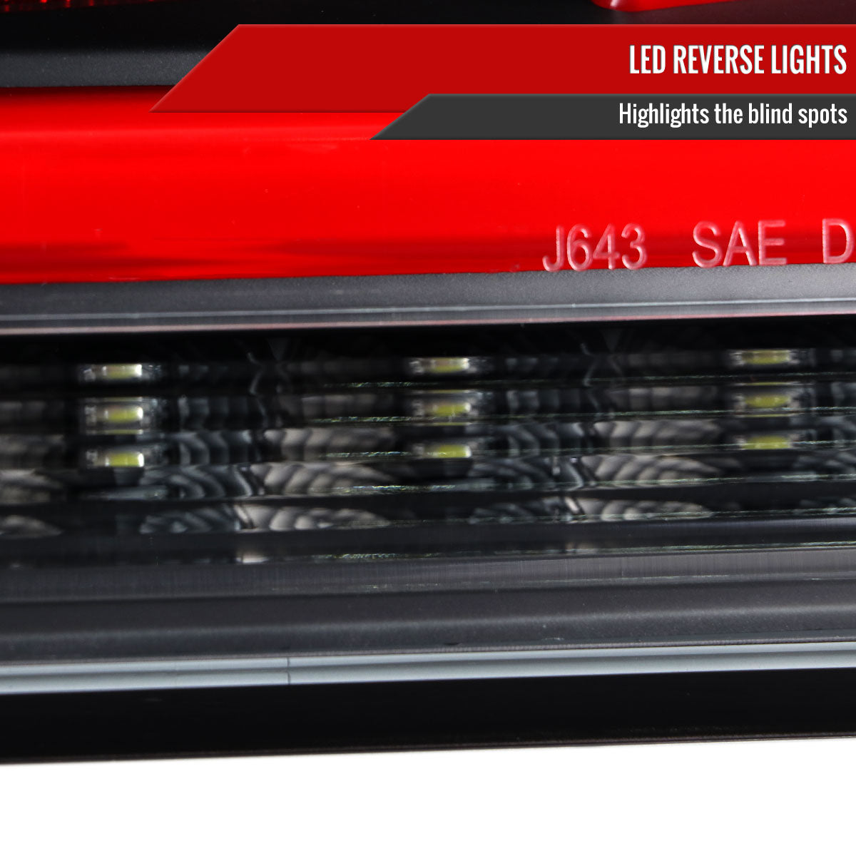 2010-2016 Hyundai Genesis Coupe Red Bar Sequential LED Tail Lights (Satin Black Housing/Clear Lens)