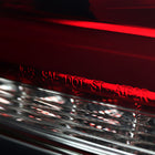 2010-2016 Hyundai Genesis Coupe White Bar Sequential LED Tail Lights (Chrome Housing/Red Smoke Lens)