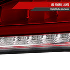 2010-2016 Hyundai Genesis Coupe White Bar Sequential LED Tail Lights (Chrome Housing/Red Lens)