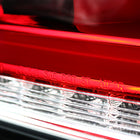 2010-2016 Hyundai Genesis Coupe White Bar Sequential LED Tail Lights (Chrome Housing/Red Lens)