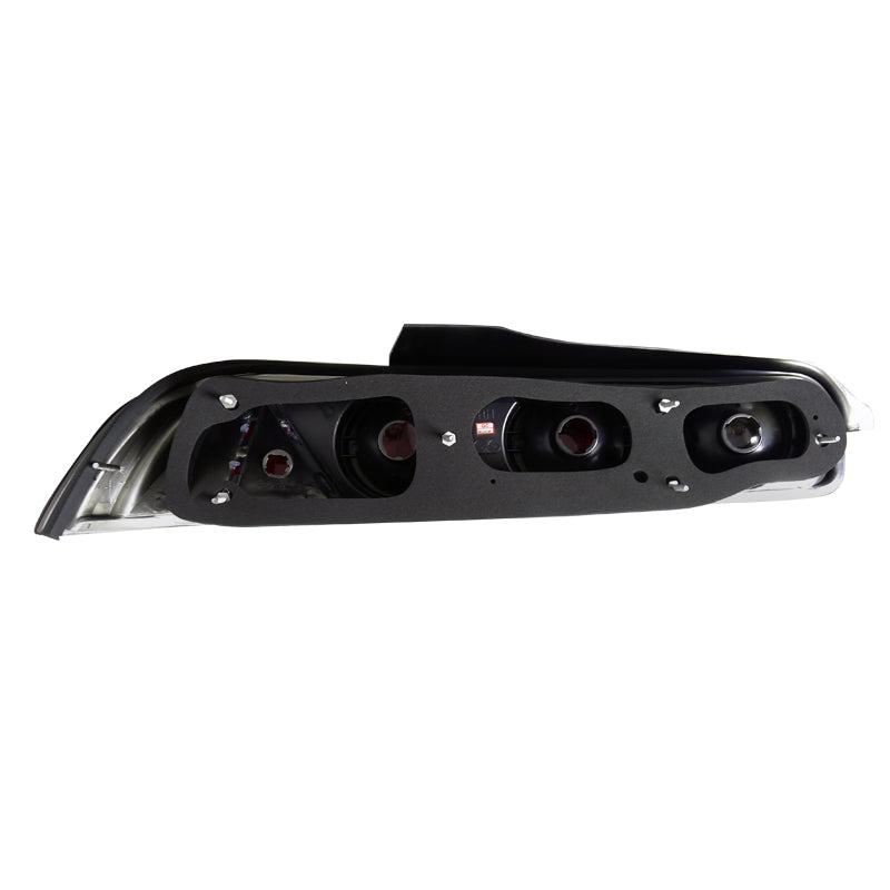 1994-2001 Acura Integra Hatchback Tail Lights (Matte Black Housing/Clear Lens)