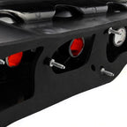 1994-2001 Acura Integra Hatchback Tail Lights (Matte Black Housing/Clear Lens)